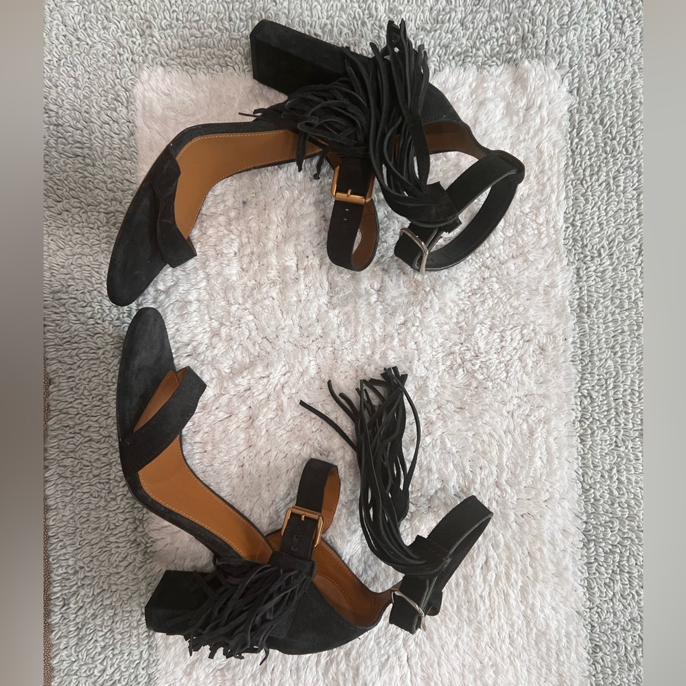 Chloe fringe heels